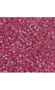 Miyuki delica beads 10/0 - Sparkling dark pink lined crystal DBM-914